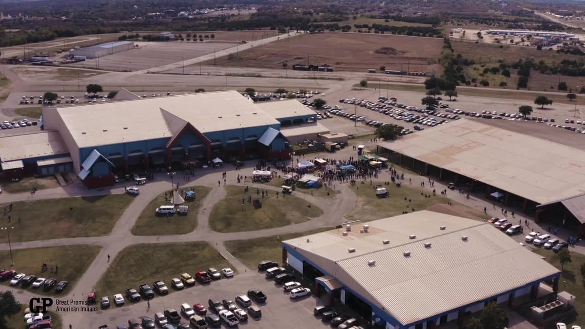 Austin Powwow 2019 film still by Adam Grumbo
