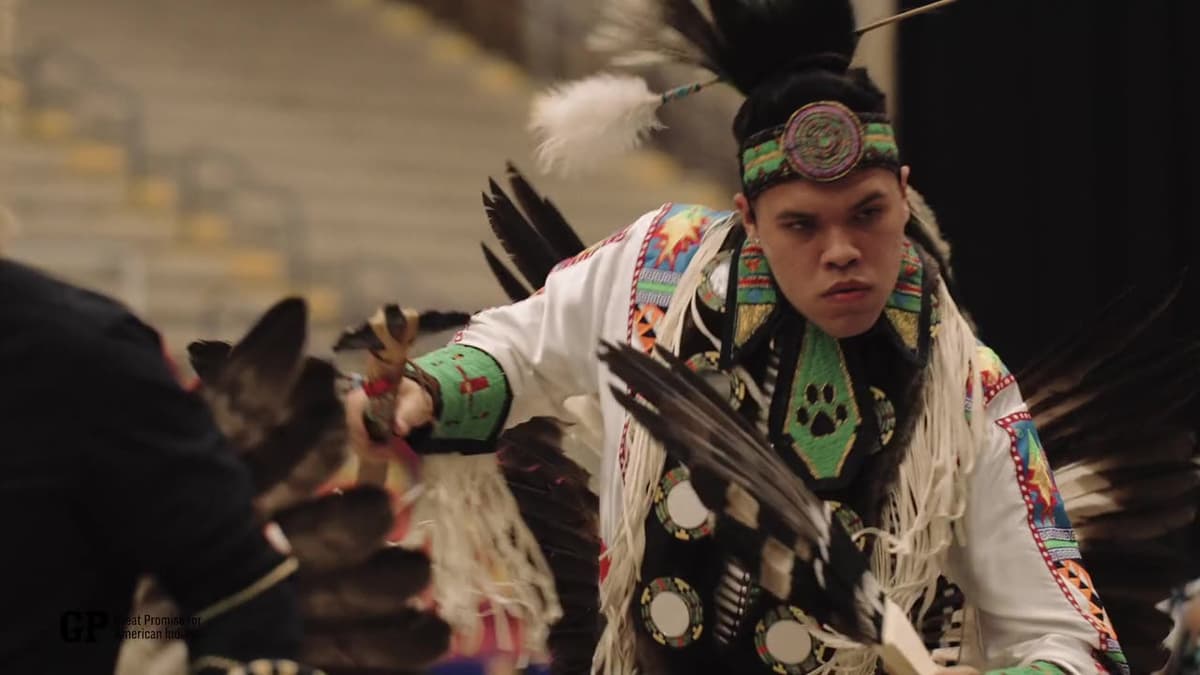 Austin Powwow 2019 film still by Adam Grumbo