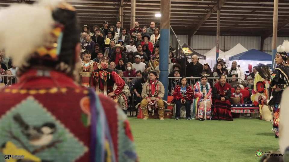 Austin Powwow 2022 film still by Adam Grumbo
