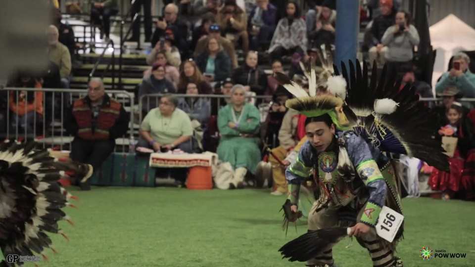 Austin Powwow 2022 film still by Adam Grumbo