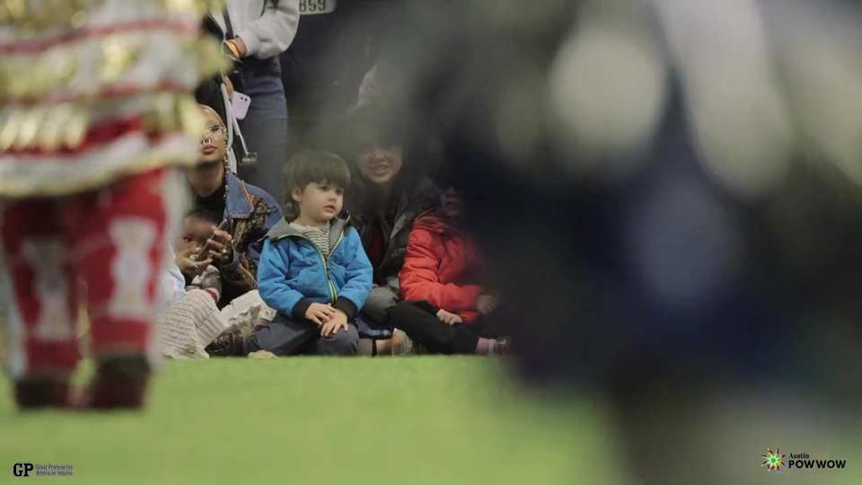 Austin Powwow 2022 film still by Adam Grumbo
