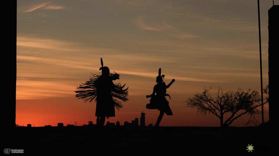 Austin Powwow 2022 film still by Adam Grumbo