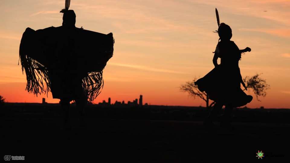 Austin Powwow 2022 film still by Adam Grumbo
