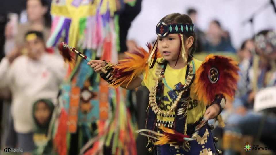 Austin Powwow 2022 film still by Adam Grumbo