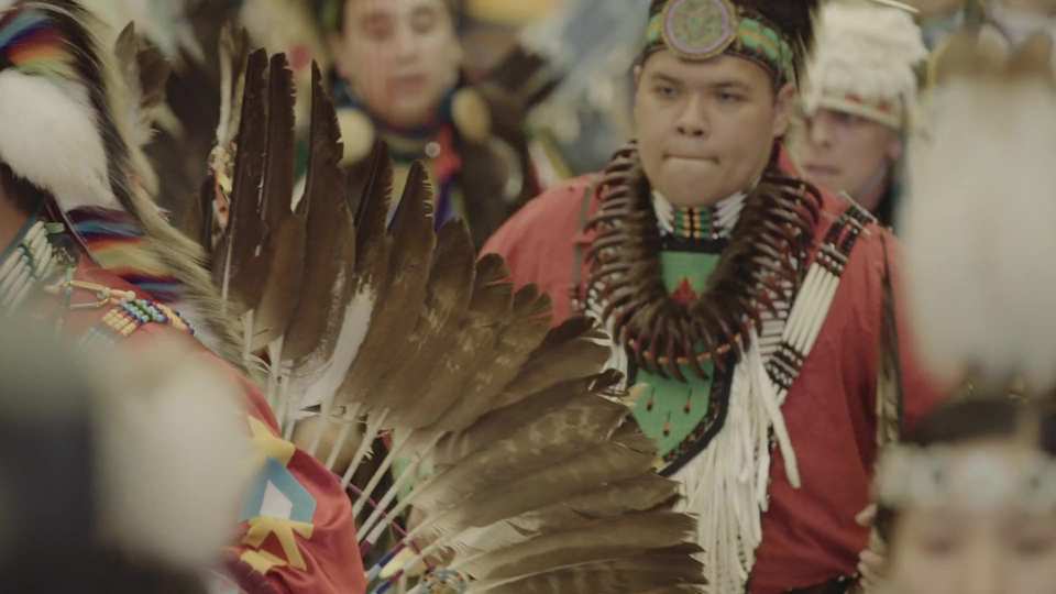Austin Powwow 2023 film still by Adam Grumbo