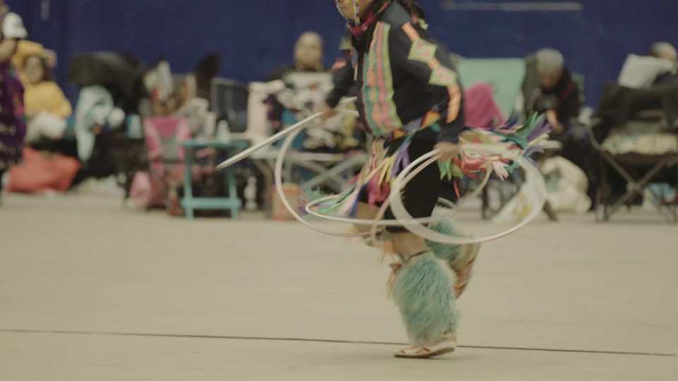 Austin Powwow 2023 film still by Adam Grumbo