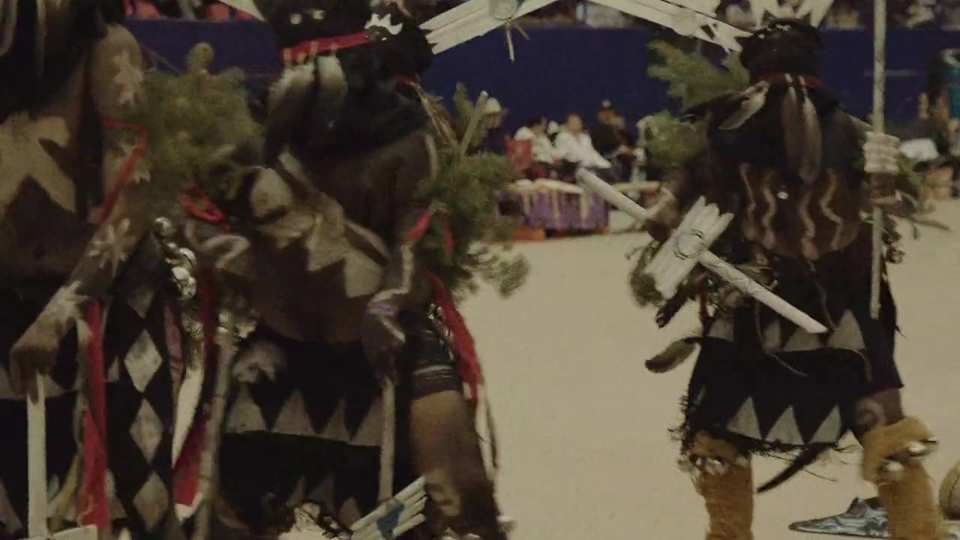 Austin Powwow Apache Crown Dancers 2023 film still by Adam Grumbo