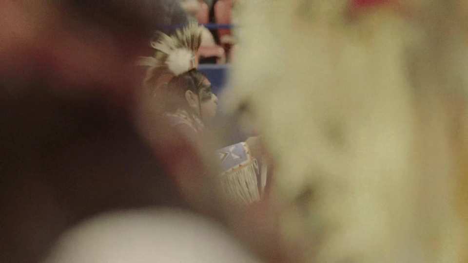 Austin Powwow Apache Crown Dancers 2023 film still by Adam Grumbo