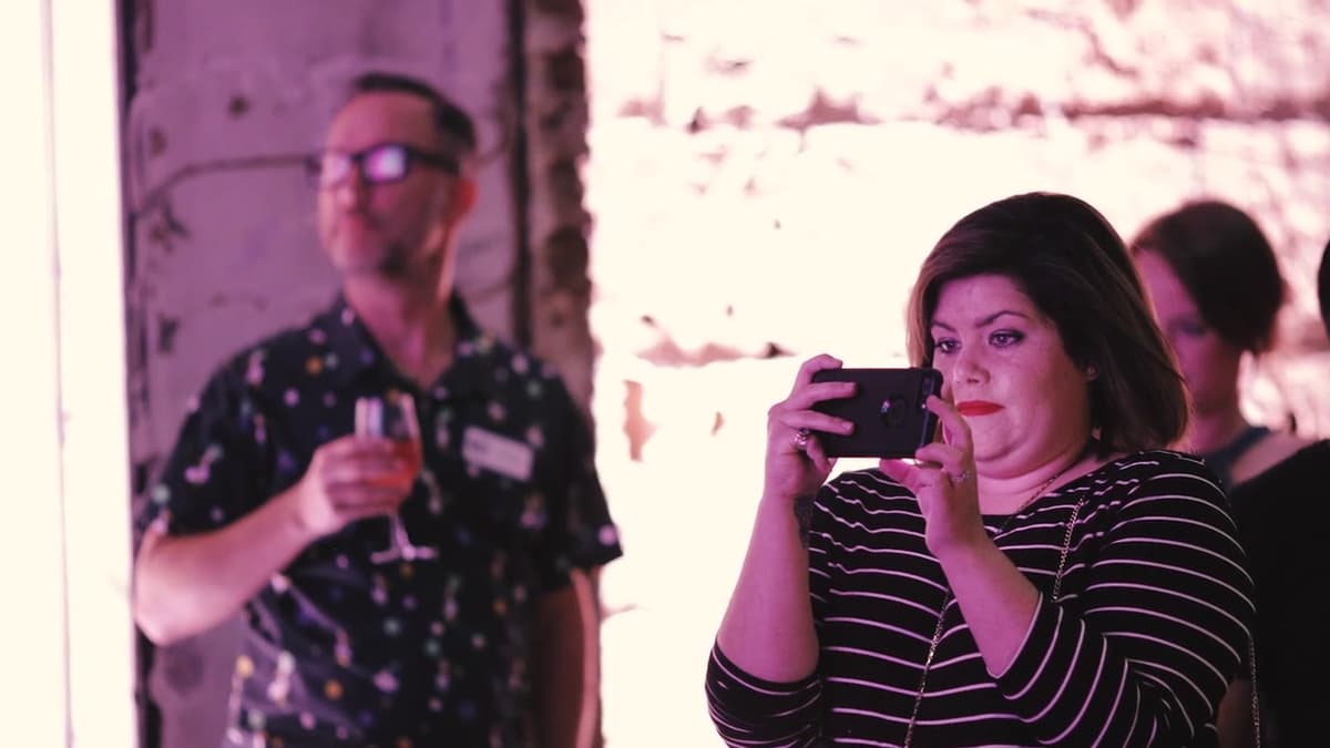 AWPA Launch Party 2017 film still by Adam Grumbo