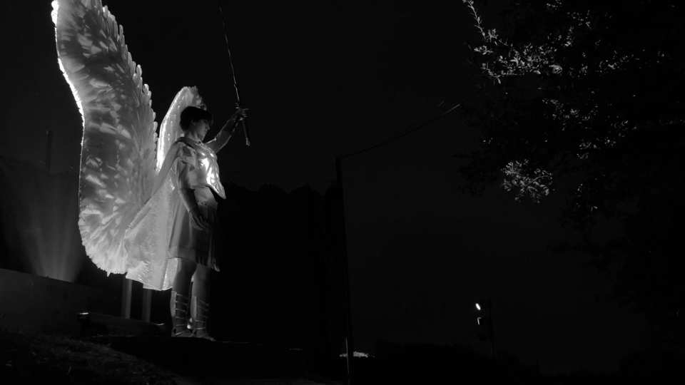 Follow The Star 2025 Black And White film still by Adam Grumbo