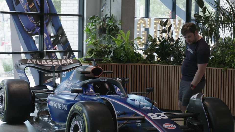 Atlassian F1 Launch Party film still by Adam Grumbo