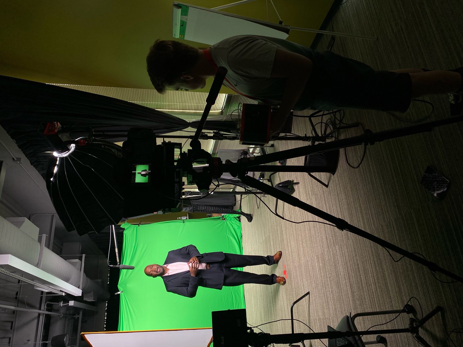 Office Green Screen Interview